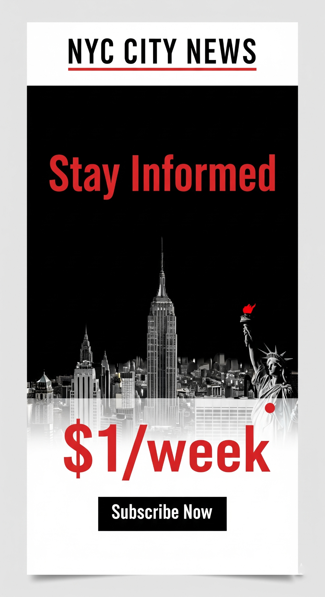 Subscribe to NY City News - $1/week